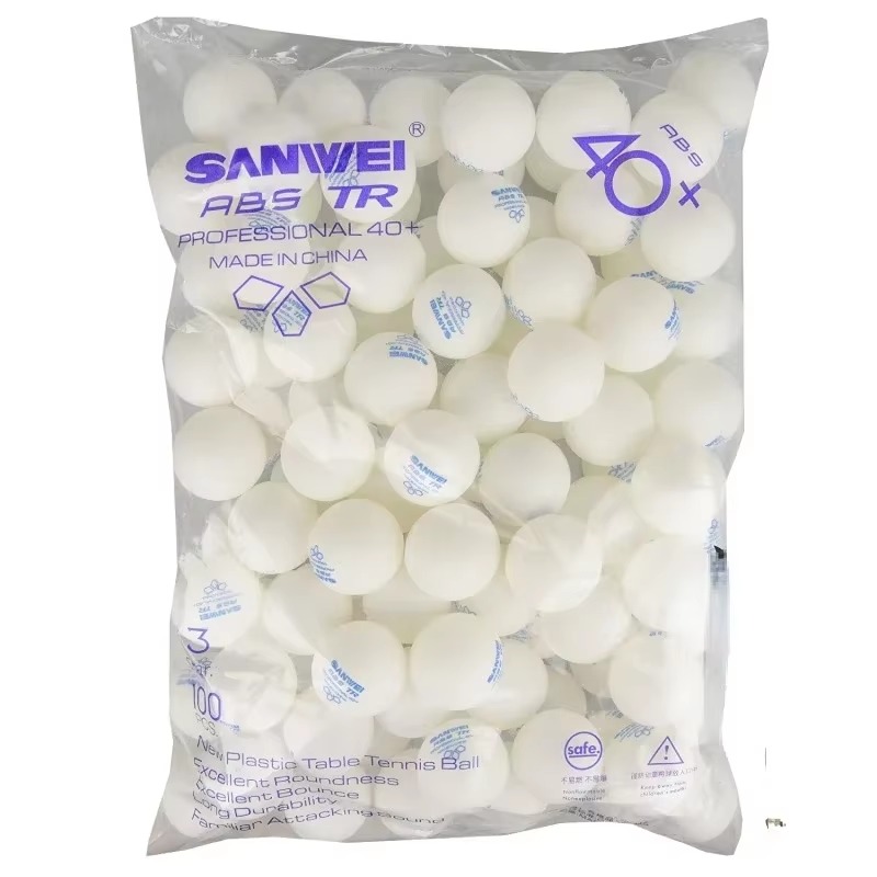 100 pcs Sanwei New Materials P - đánh giá và giá Table Tennis Olympics