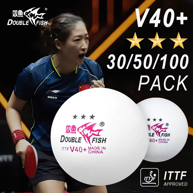 DOUBLE FISH 3 Star V40+ 30/50/ - đánh giá và giá Table Tennis Olympics